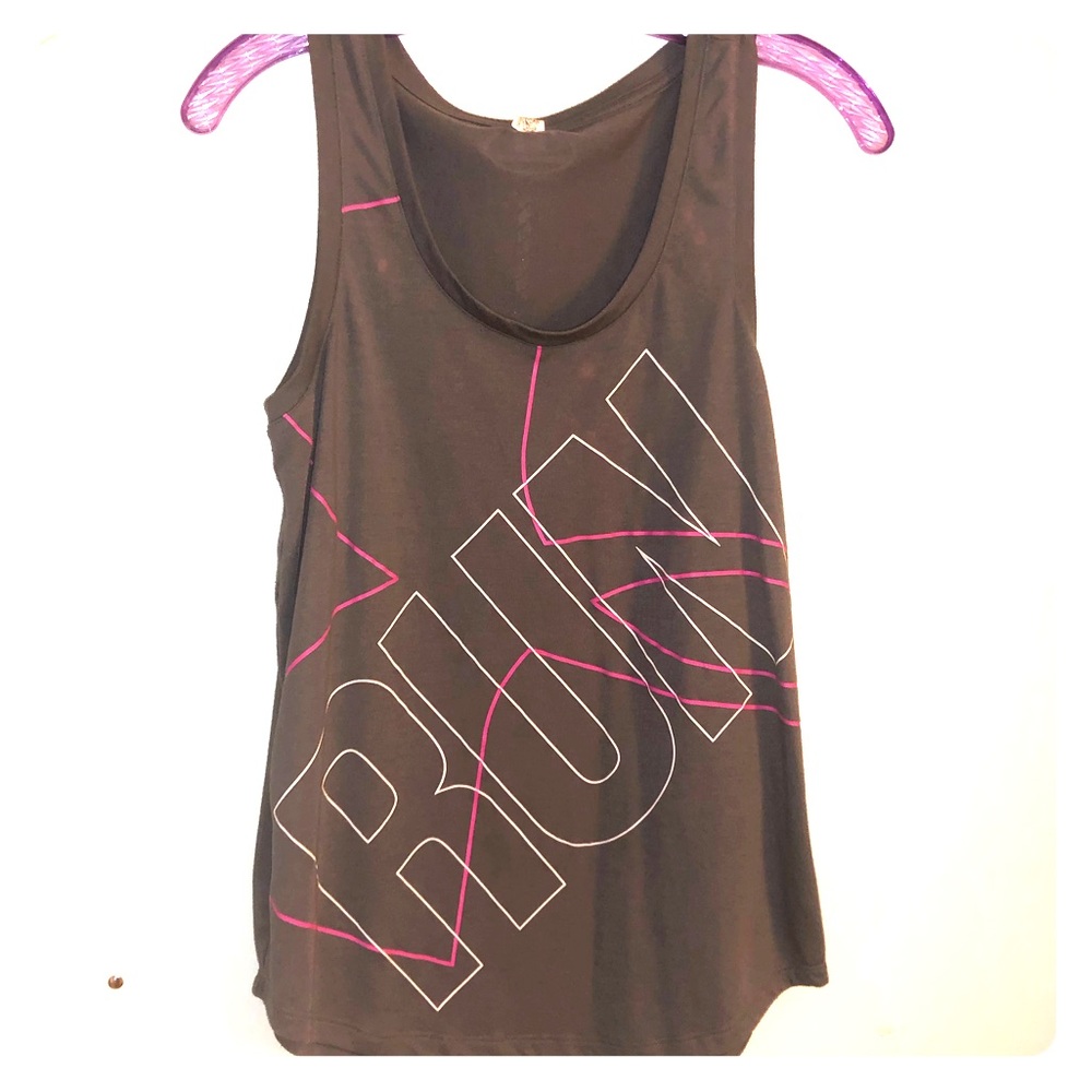 Grey & Pink RUN Tank  |  Under Armor